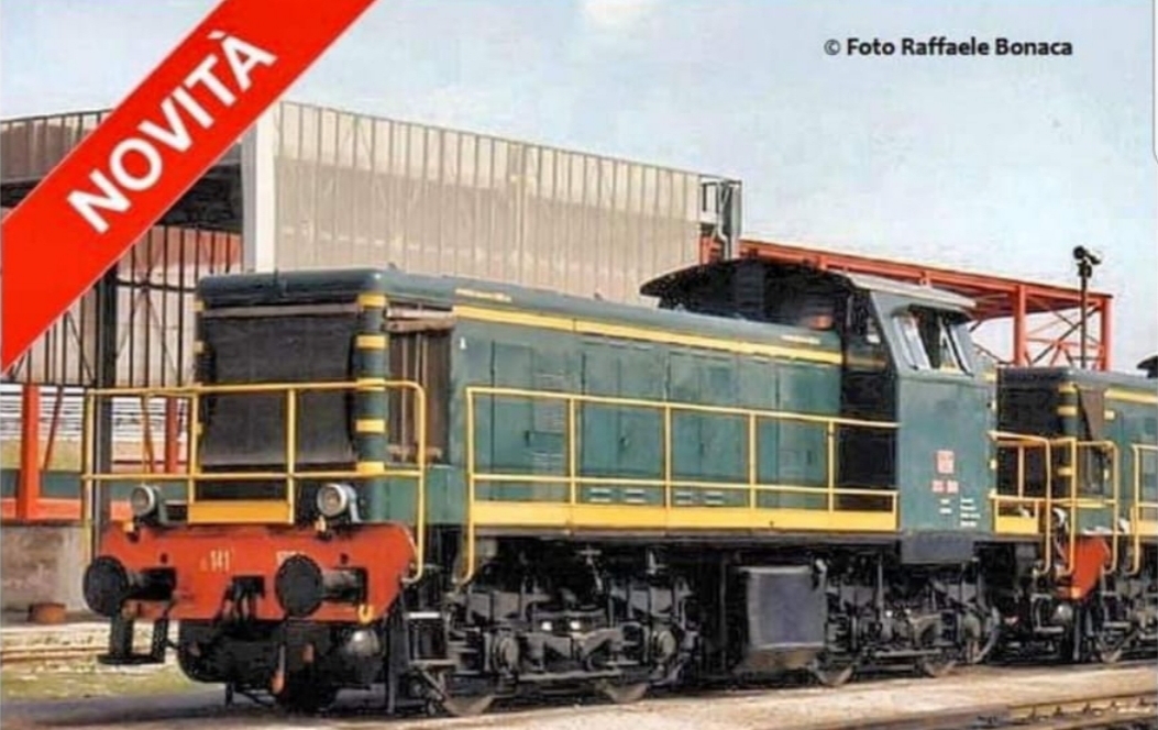 PIKO 52444 Locomotiva diesel D141 1004 , deposito locomotive Mestre