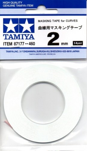 modellismo Tamiya 87177 Nastro per mascheratura morbido 2 mm 1 pz 