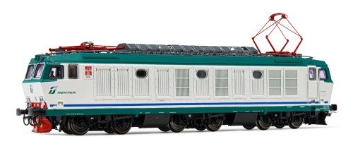 RIVAROSSI HR2713 - FS locomotiva elettrica E.652 019 livrea XMPR con logo ''FS TRENITALIA'', ep.V