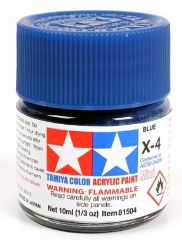 Colore acrilico X-4 Blue 1pz da 10ml lucido